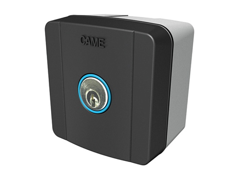Купить ключ-выключатель накладной CAME SELC1FDG с синей подсветкой с доставкой и установкой в Гуково