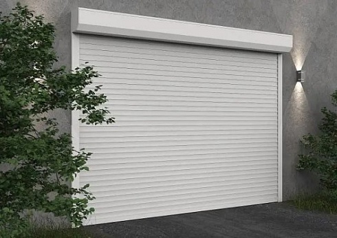 Автоматические рулонные ворота для гаража серии Алютех Prestige с алюминиевым профилем AR/555N с доставкой в Гуково 