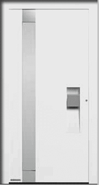 Двери входные алюминиевые ThermoCarbon Hormann - Мотив 306 в Гуково